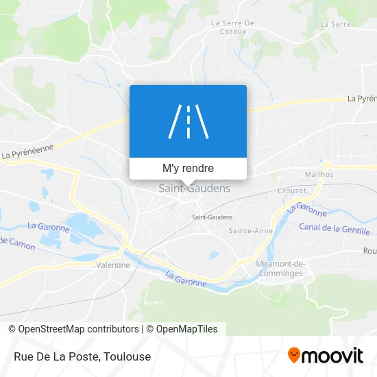 Rue De La Poste plan