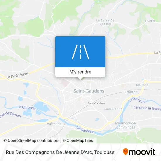 Rue Des Compagnons De Jeanne D'Arc plan