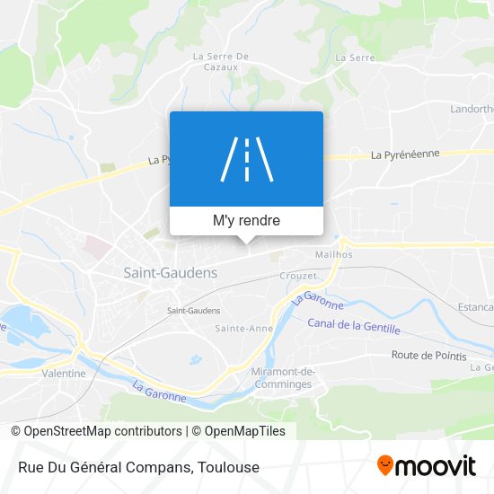 Rue Du Général Compans plan