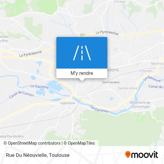 Rue Du Néouvielle plan