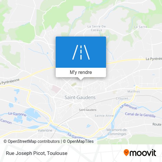Rue Joseph Picot plan