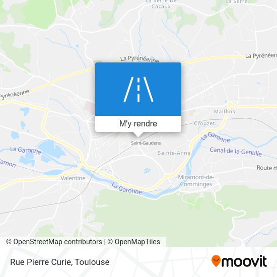 Rue Pierre Curie plan