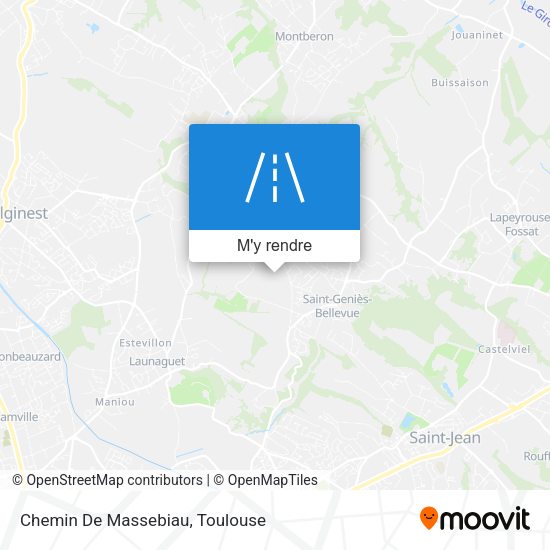 Chemin De Massebiau plan