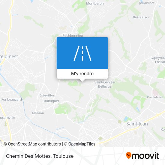 Chemin Des Mottes plan
