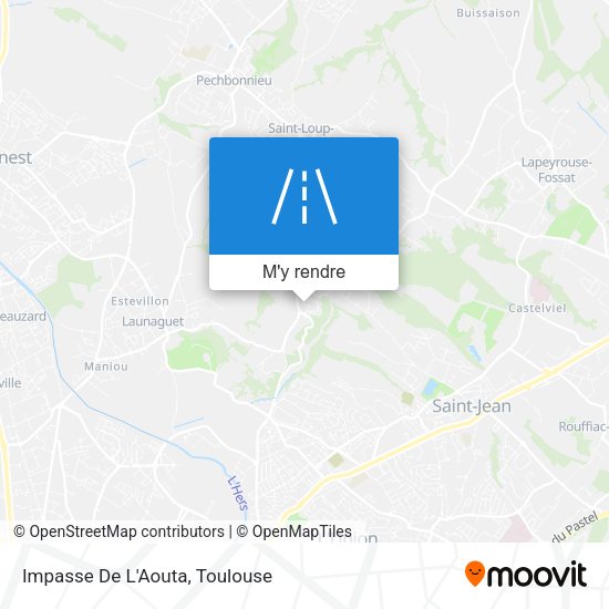 Impasse De L'Aouta plan