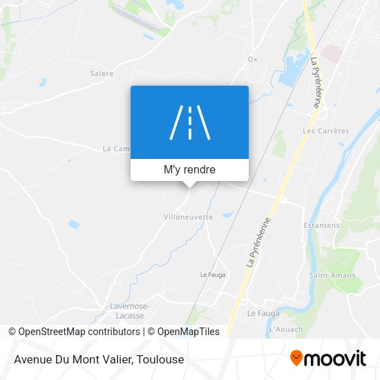 Avenue Du Mont Valier plan