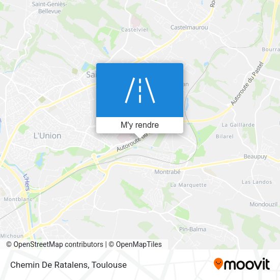 Chemin De Ratalens plan
