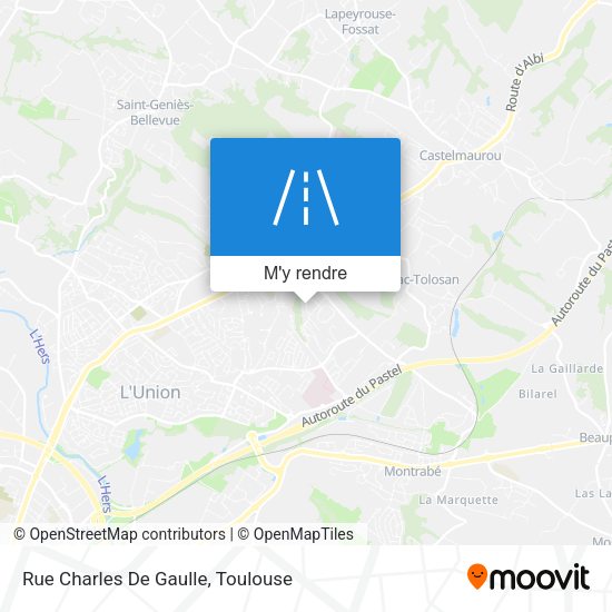 Rue Charles De Gaulle plan
