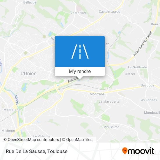 Rue De La Sausse plan