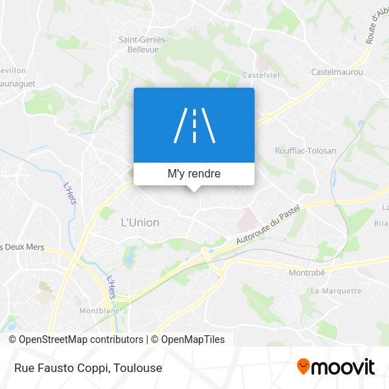 Rue Fausto Coppi plan
