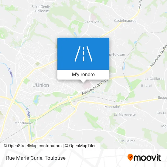 Rue Marie Curie plan