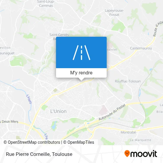Rue Pierre Corneille plan