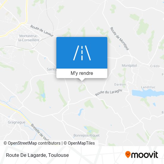 Route De Lagarde plan
