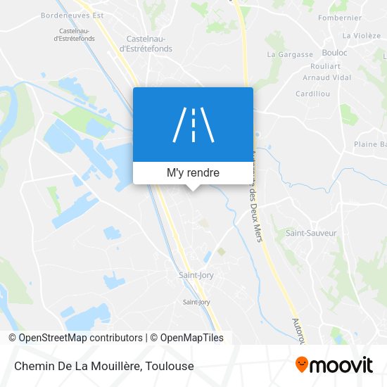 Chemin De La Mouillère plan