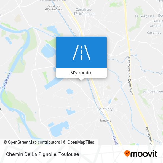 Chemin De La Pignolle plan