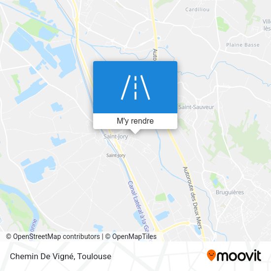 Chemin De Vigné plan