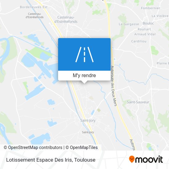Lotissement Espace Des Iris plan