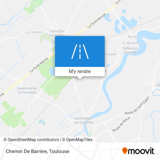 Chemin De Barrère plan
