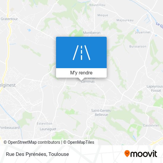 Rue Des Pyrénées plan