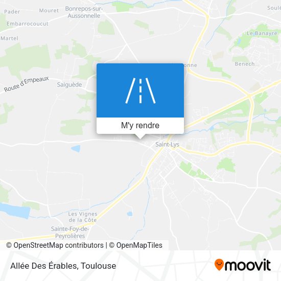 Allée Des Érables plan