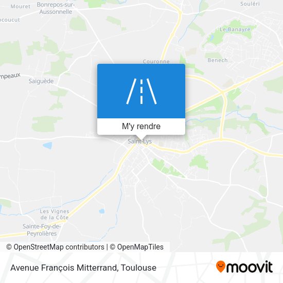 Avenue François Mitterrand plan