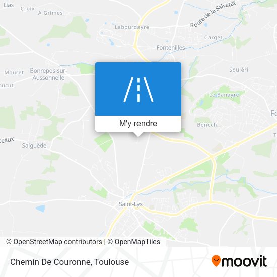 Chemin De Couronne plan