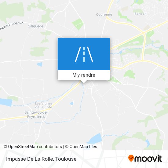 Impasse De La Rolle plan