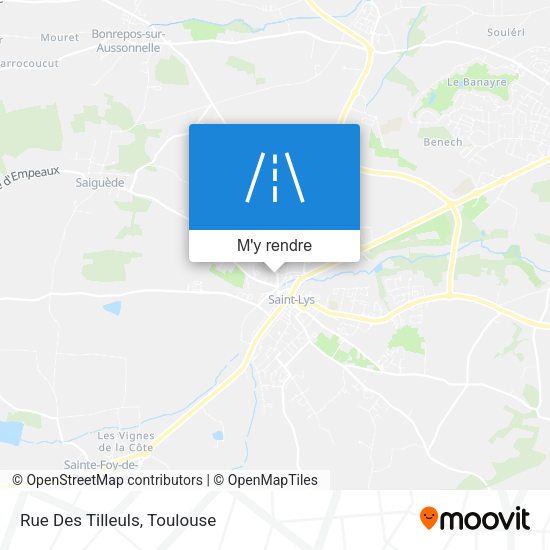 Rue Des Tilleuls plan