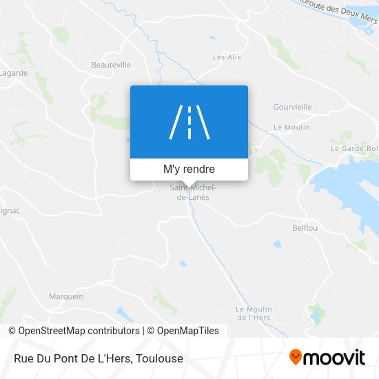 Rue Du Pont De L'Hers plan