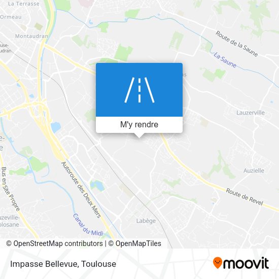 Impasse Bellevue plan