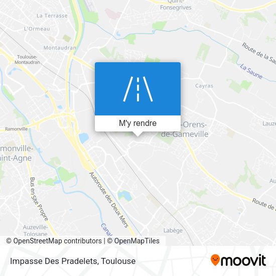 Impasse Des Pradelets plan