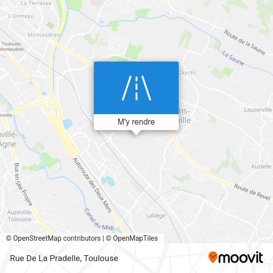 Rue De La Pradelle plan