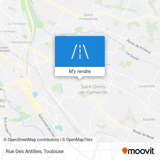 Rue Des Antilles plan