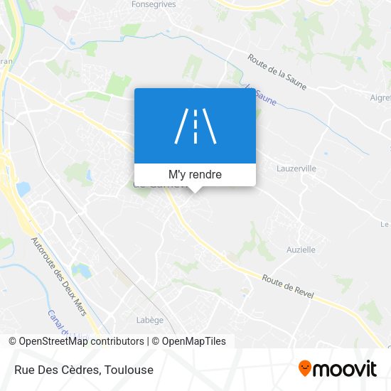 Rue Des Cèdres plan