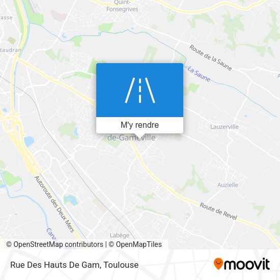 Rue Des Hauts De Gam plan