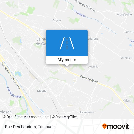 Rue Des Lauriers plan