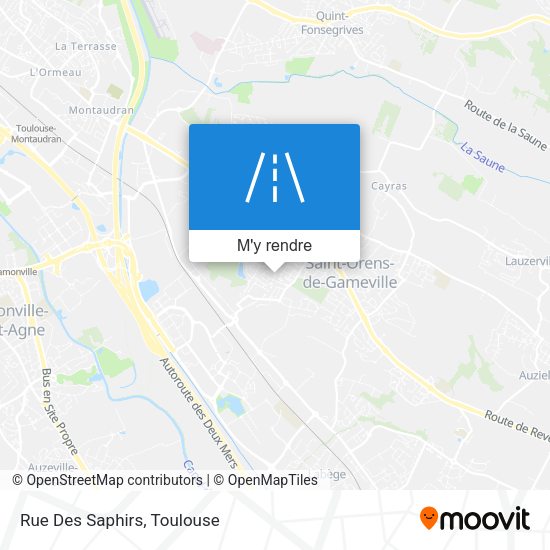 Rue Des Saphirs plan