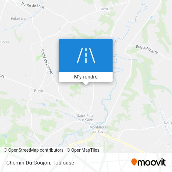 Chemin Du Goujon plan