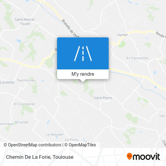 Chemin De La Forie plan