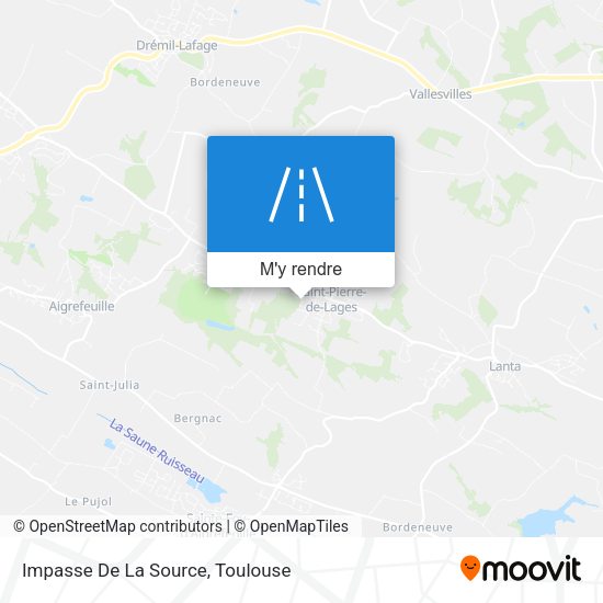 Impasse De La Source plan