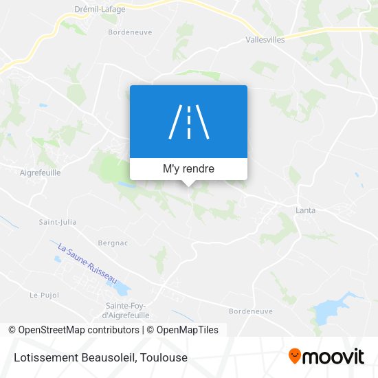 Lotissement Beausoleil plan