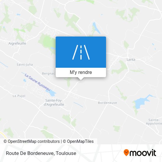 Route De Bordeneuve plan