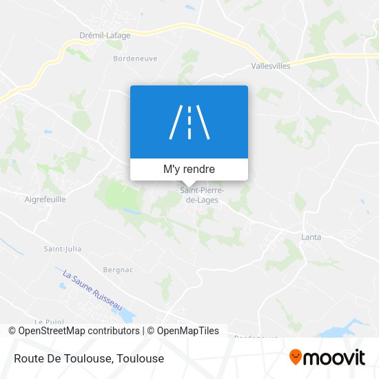 Route De Toulouse plan