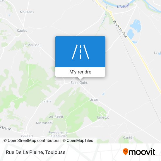 Rue De La Plaine plan