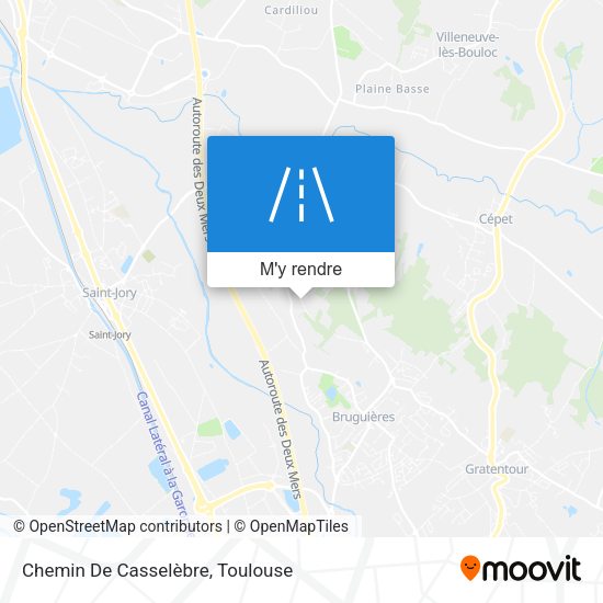 Chemin De Casselèbre plan