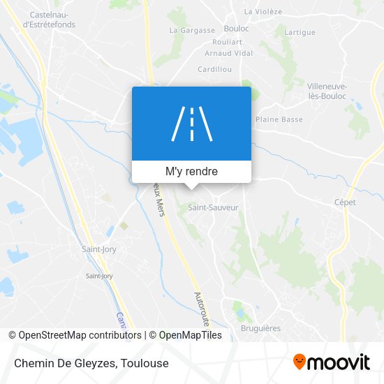Chemin De Gleyzes plan