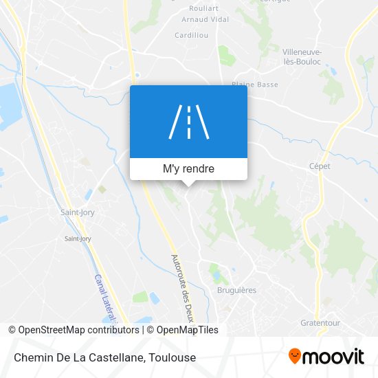Chemin De La Castellane plan