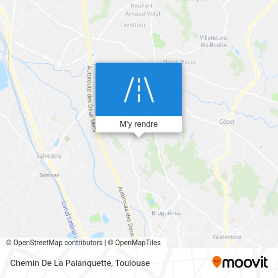 Chemin De La Palanquette plan