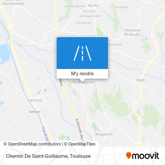 Chemin De Saint-Guillaume plan