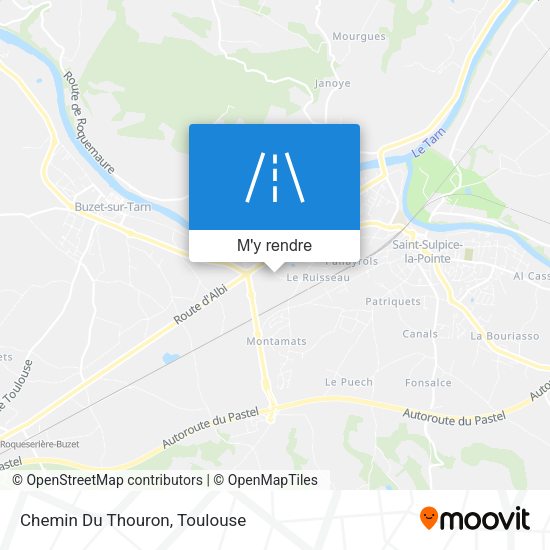 Chemin Du Thouron plan